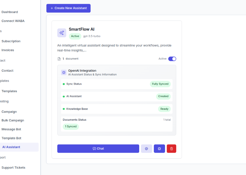 AI Assistant Ready