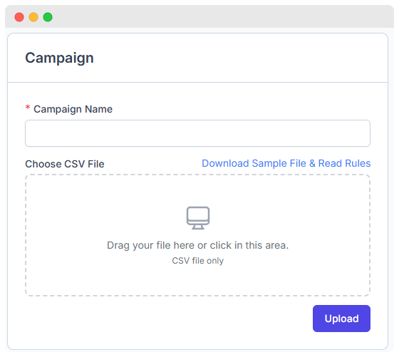 CSV Campaign Step 1