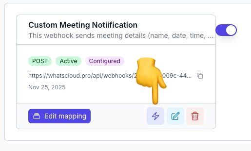 Webhook Payload Sync Interface