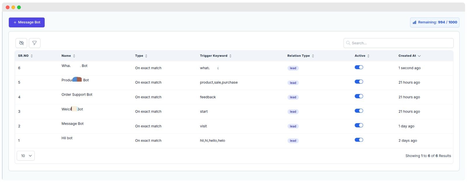 List Bot Preview